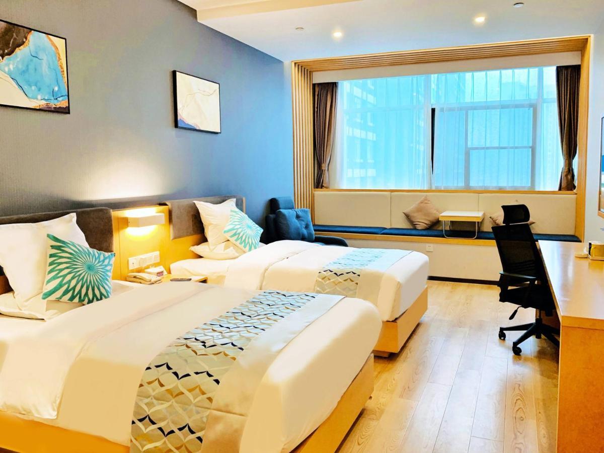 Holiday Inn Express - Jinan Exhibition Center, An Ihg Hotel Zewnętrze zdjęcie